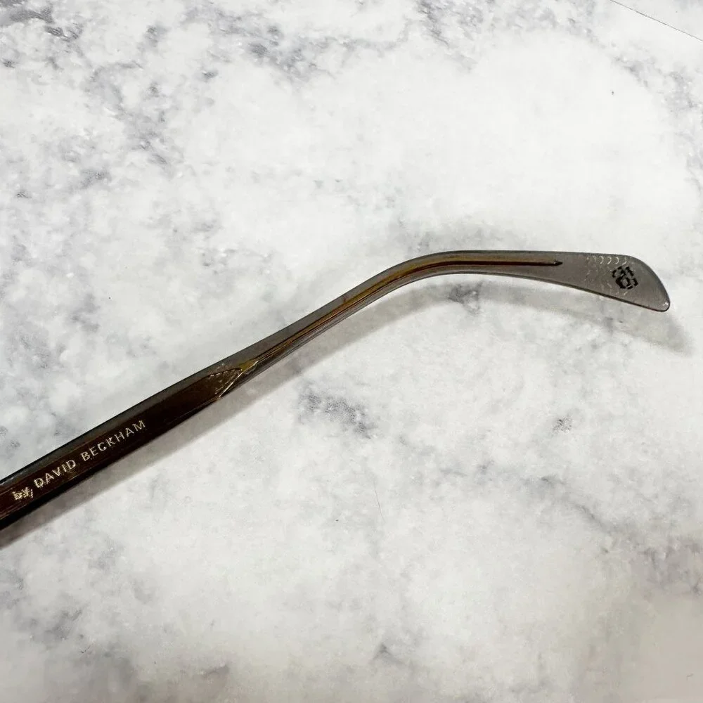 David Beckham Dark Gray Acetate Full Rim Eyeglasses - Picture 8 of 10